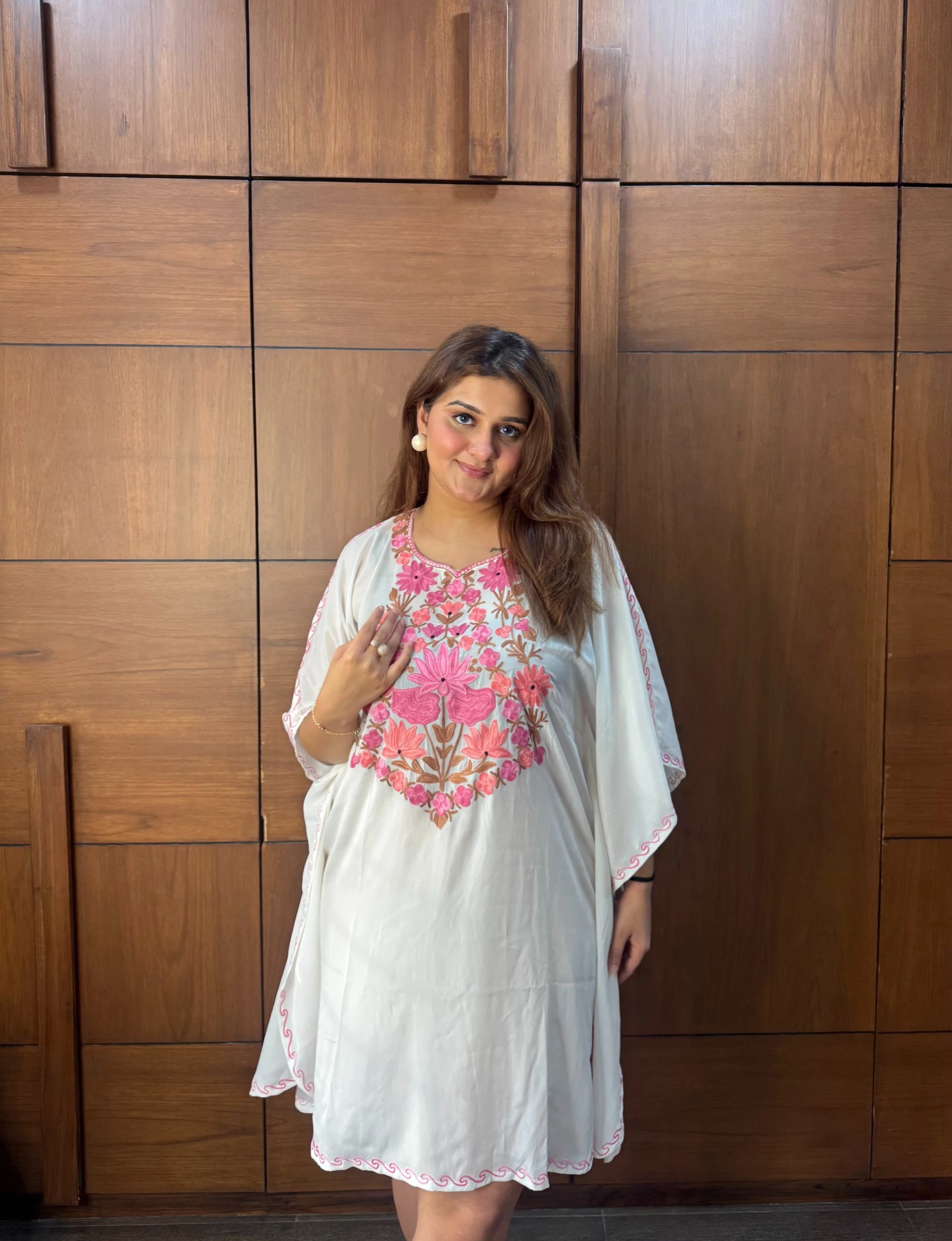 Crape Silk Short Kaftaan