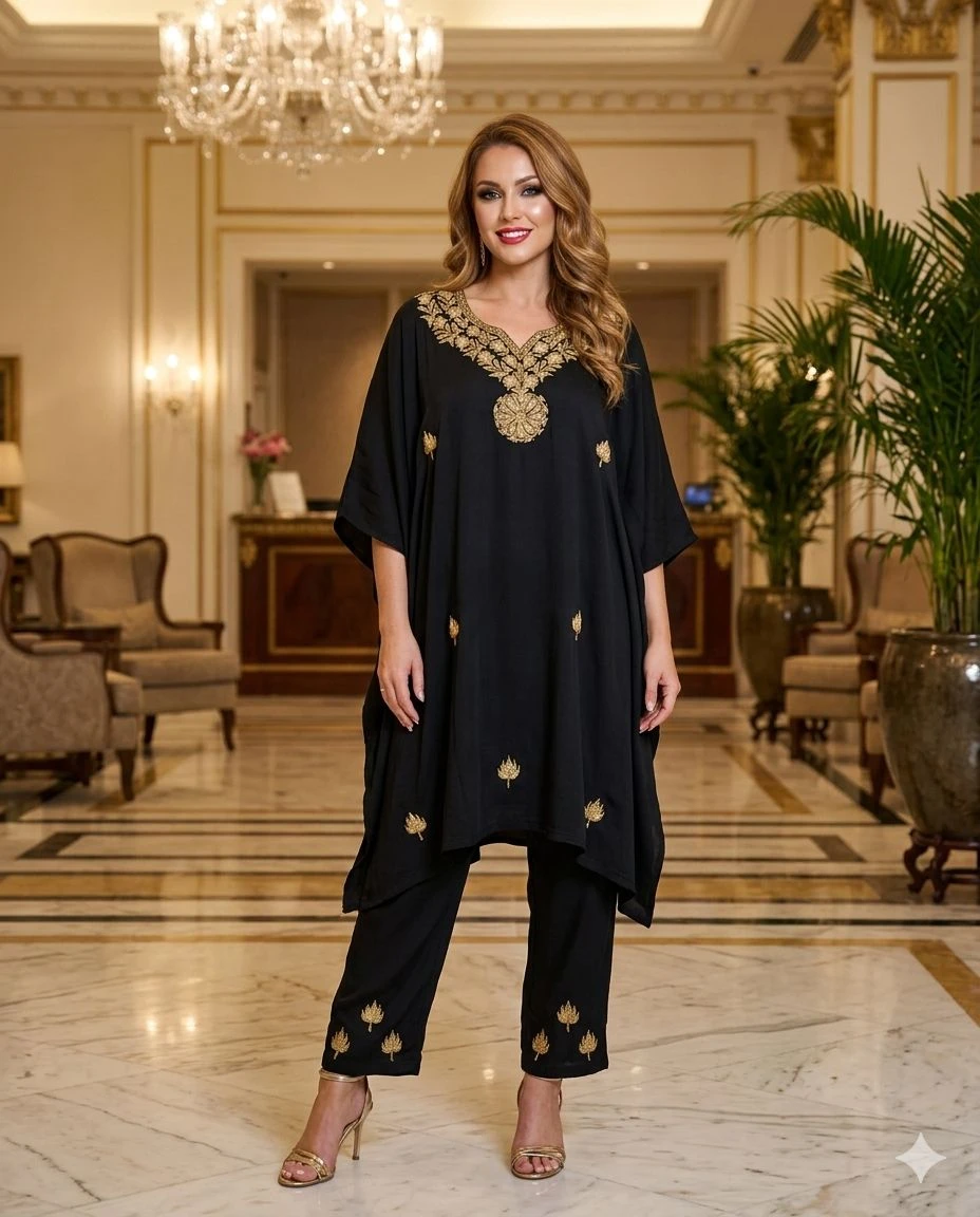 Muslin Co-ords kaftaan